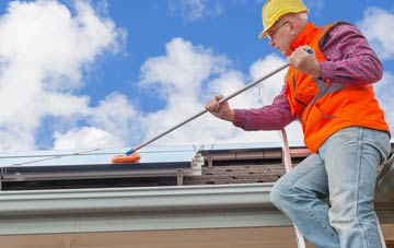 Low Crompton soft wash roof cleaning